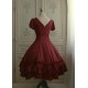 Faeries Daffodil First Waltz Square Neck Crushed Satin One Piece(Reservation/3 Colours/Full Payment Without Shipping)